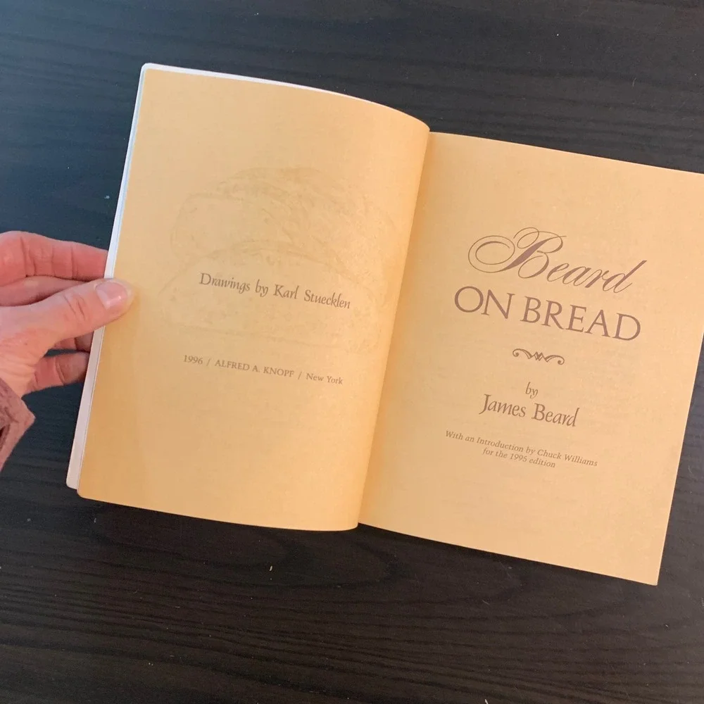 Beard on Bread James Beard Softcover Cookbook 100‎ Recipes 1995 Edition Baking